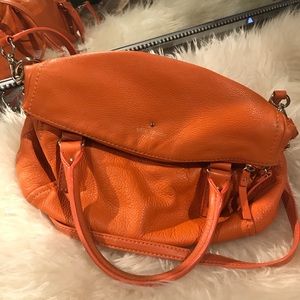 Kate Spade orange leather bag